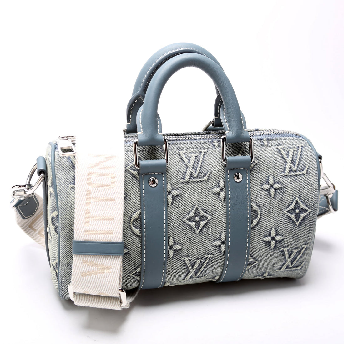 Keepall 25 W/Strap Denim Monogram