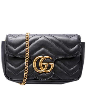 476433 Marmont Leather Super Mini Flap