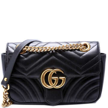 446744 Marmont Leather Shoulder Mini Flap