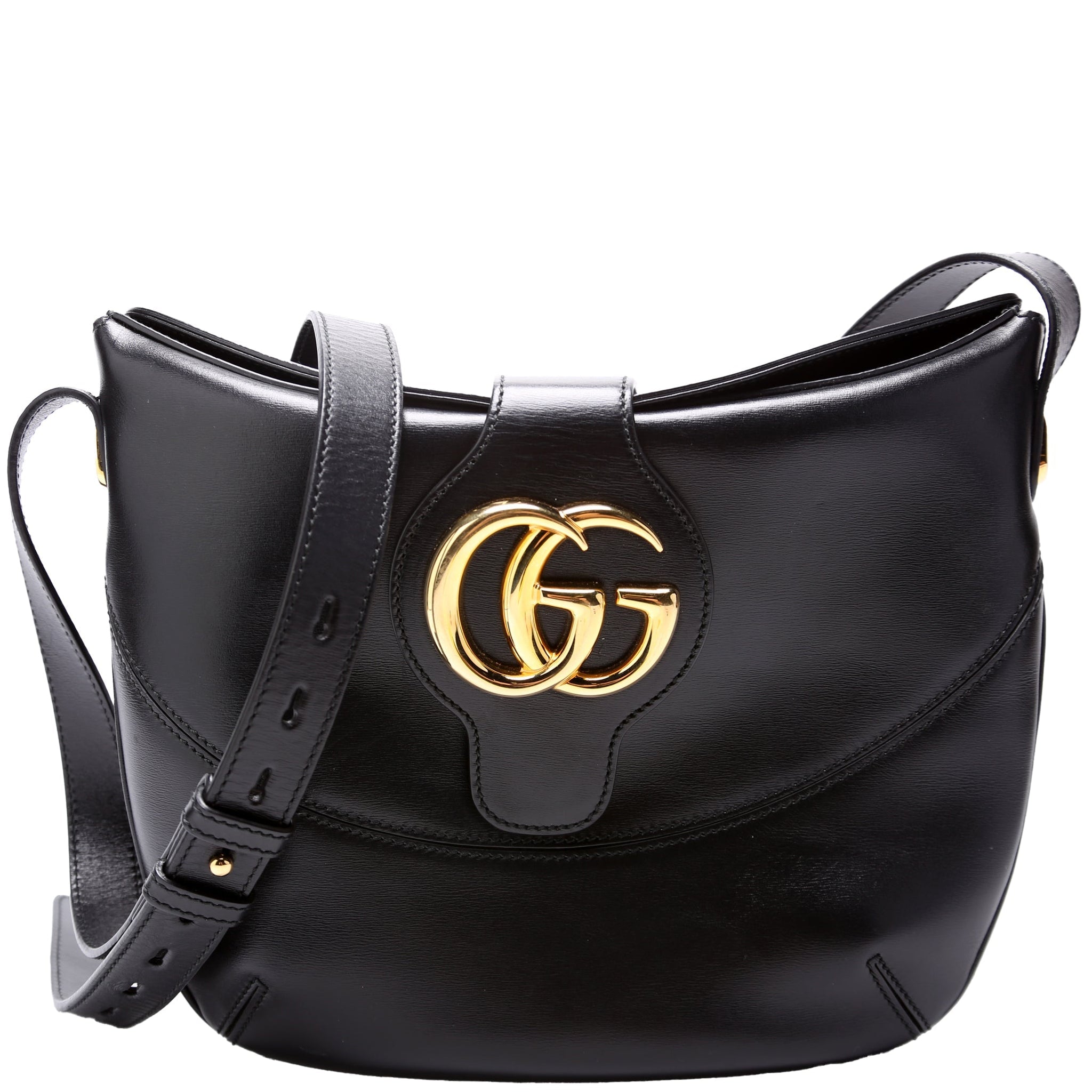 568857 Arli Medium Shoulder Bag Calfskin