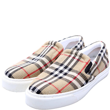 Check Slip On Sneakers Size 37