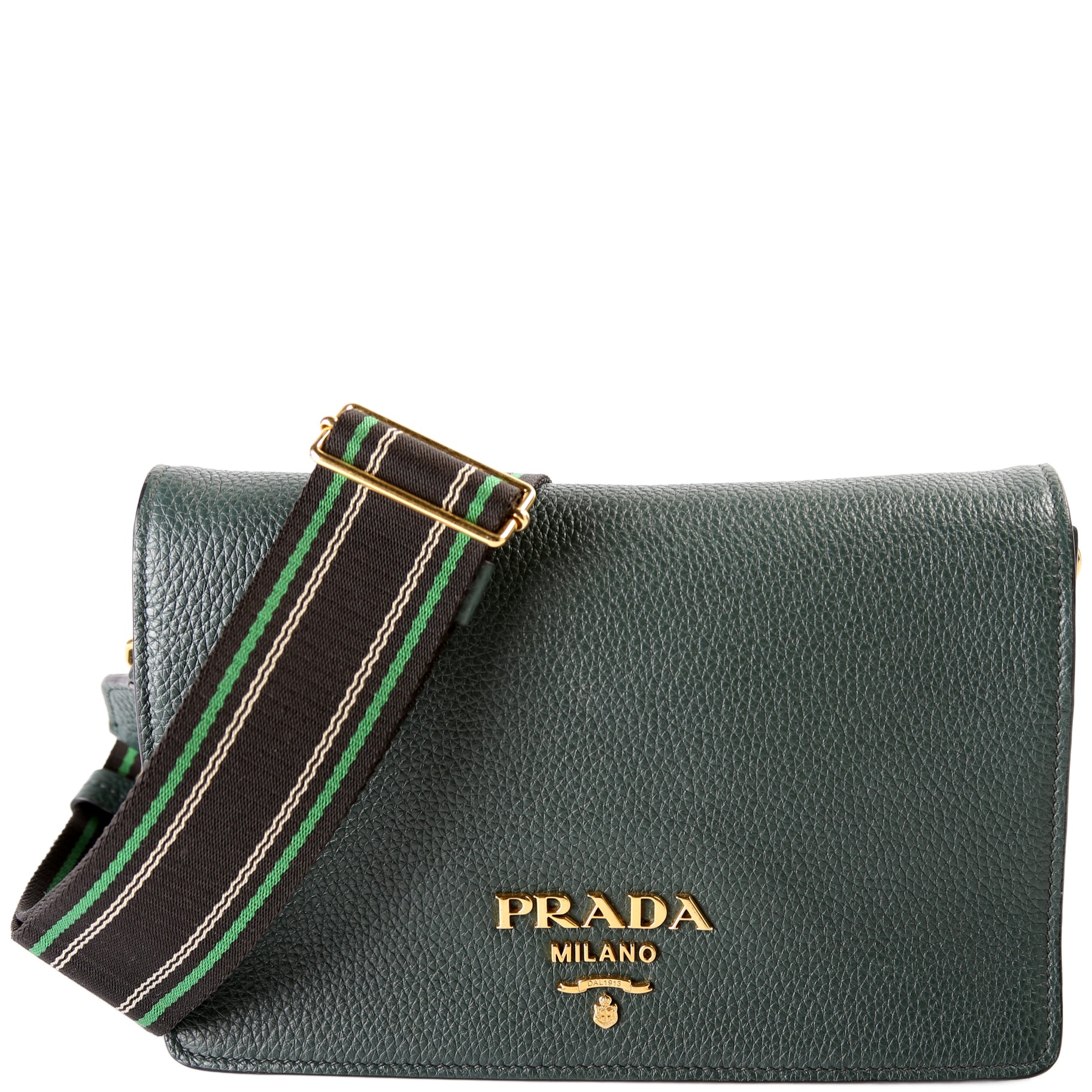 1BD159 Vitello Daino Leather Shoulder Bag