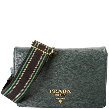 1BD159 Vitello Daino Leather Shoulder Bag