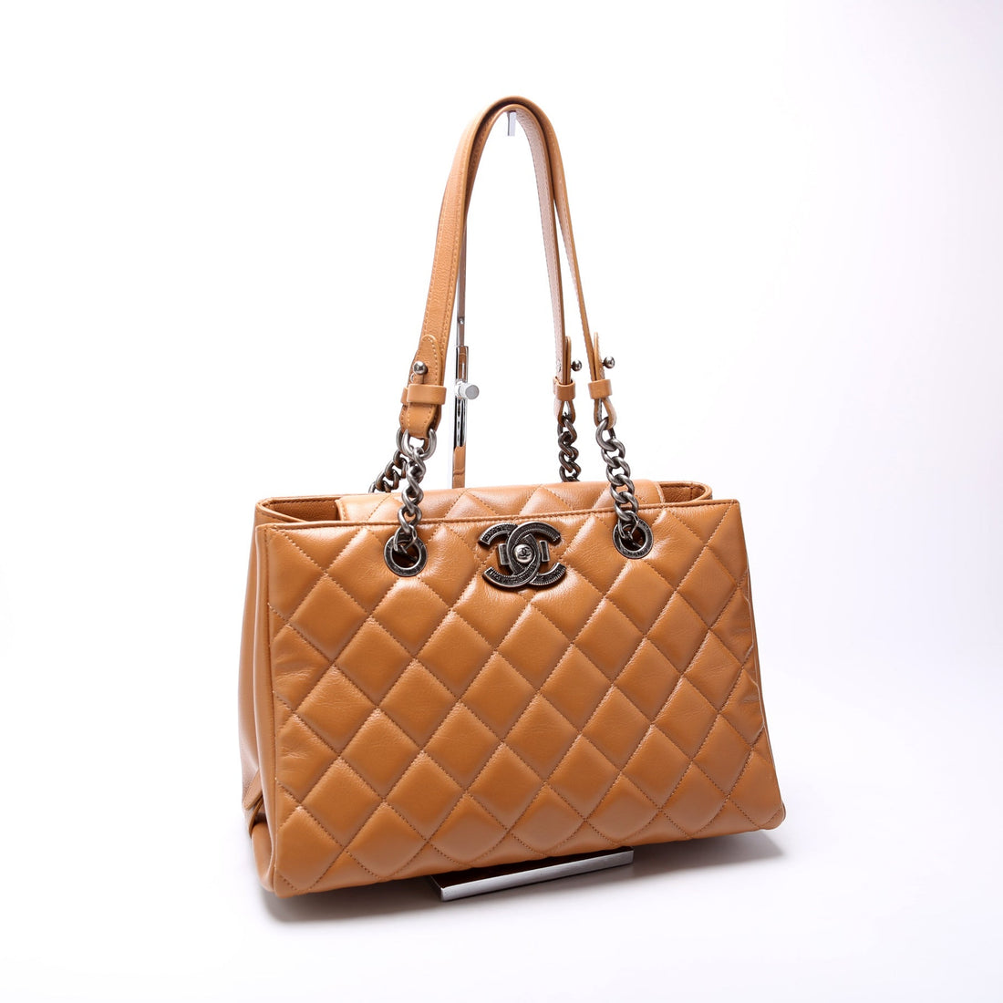 City Rock Shopping Tote Quilted Goatskin 21M