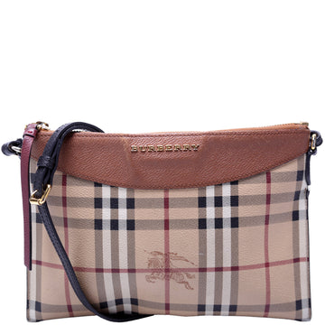 Peyton Haymarket Check Crossbody Clutch