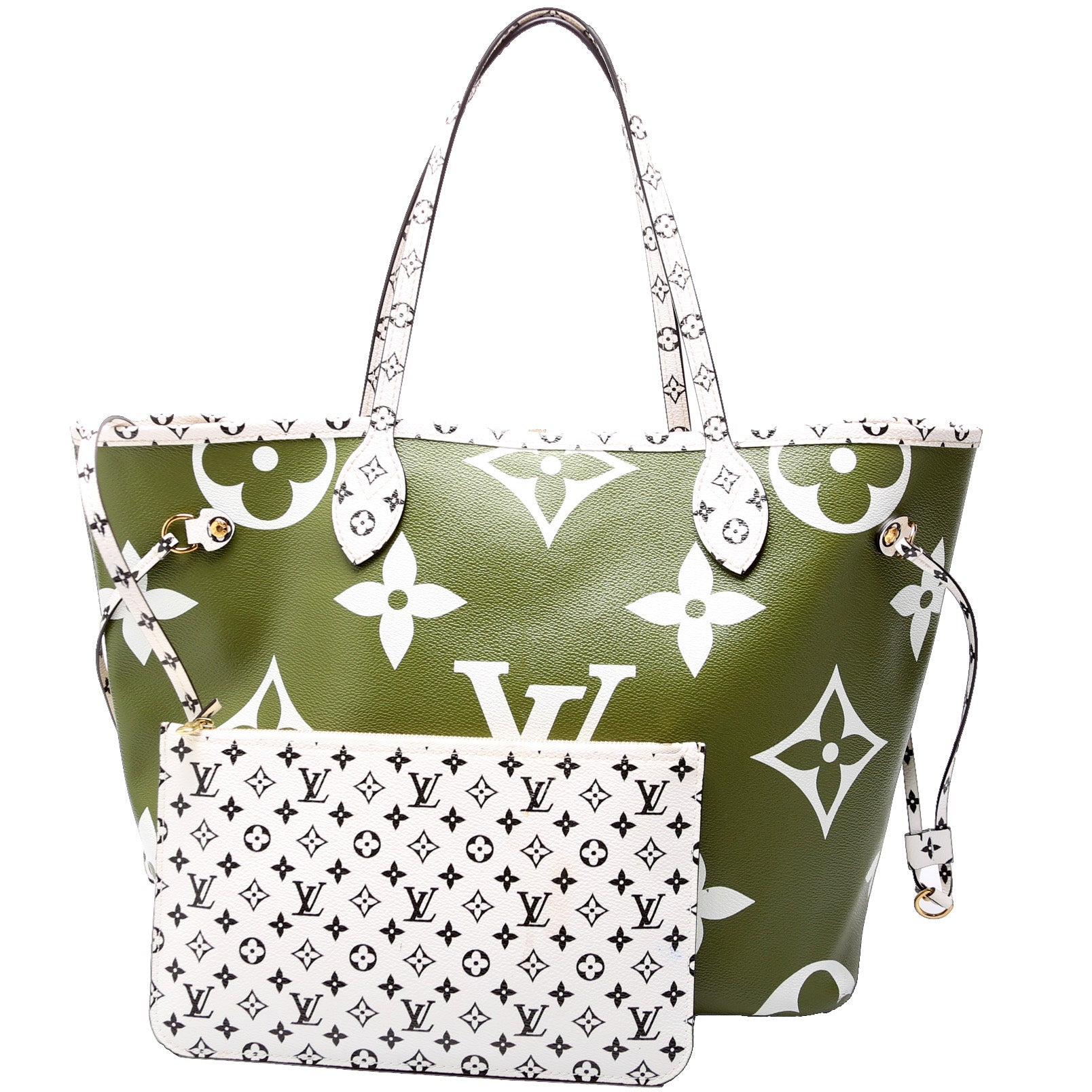 Neverfull W/Wallet MM Giant Monogram