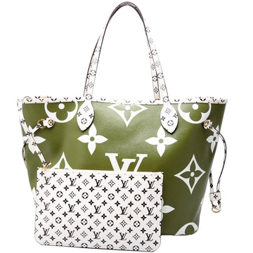 Neverfull W/Wallet MM Giant Monogram
