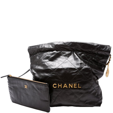 Chanel 22 Shiny Quilted Calfskin