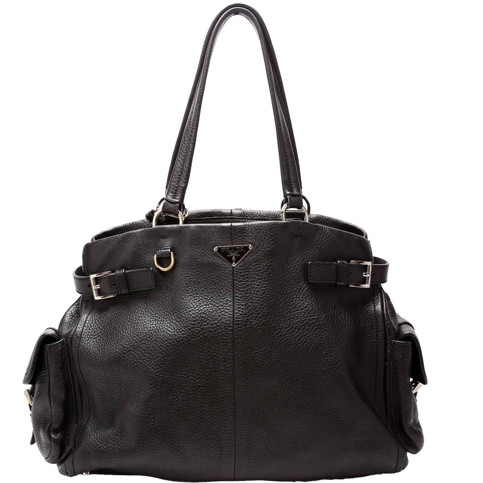 BR2703 Vitello Daino Side Pocket Bag