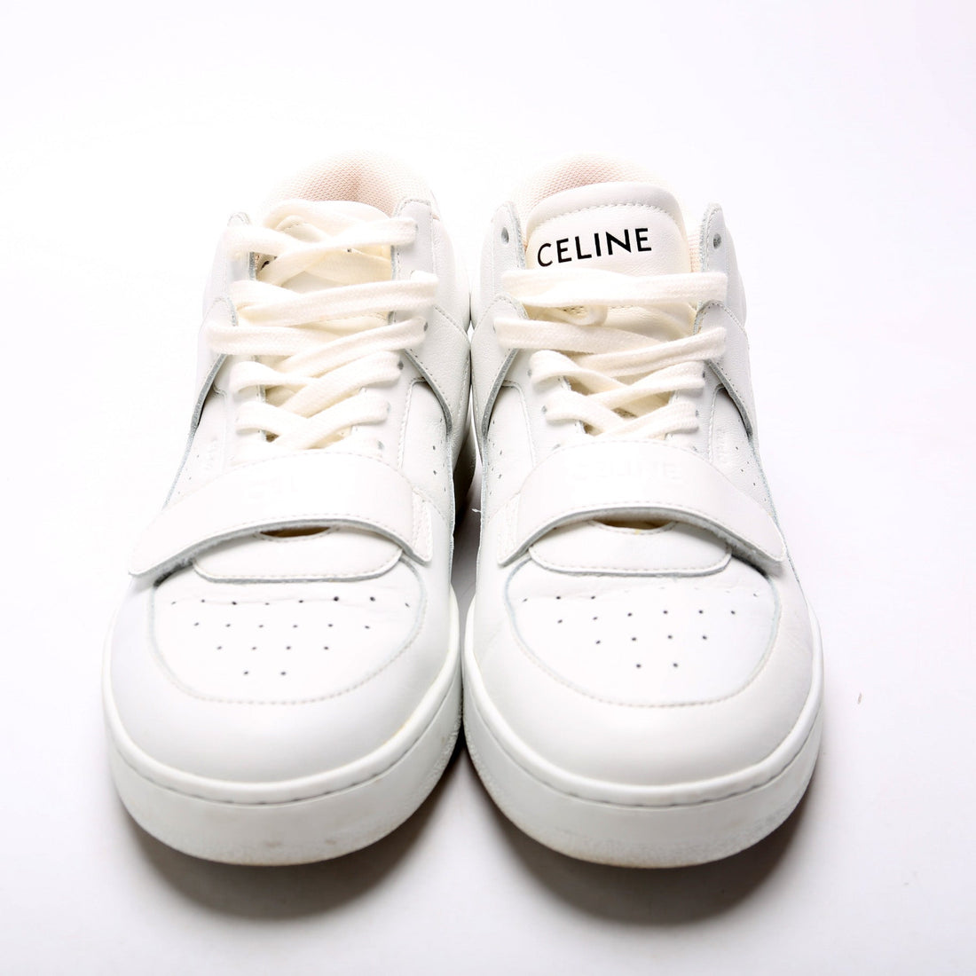 Leather Logo Sneakers Size 36