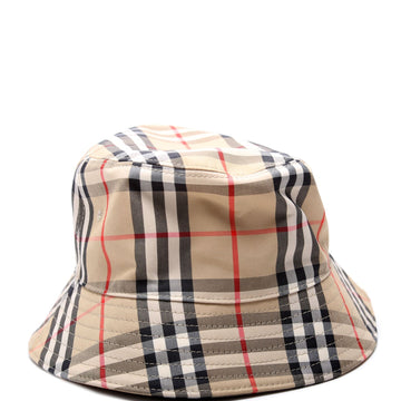 Vintage Check Bucket Hat Size Small