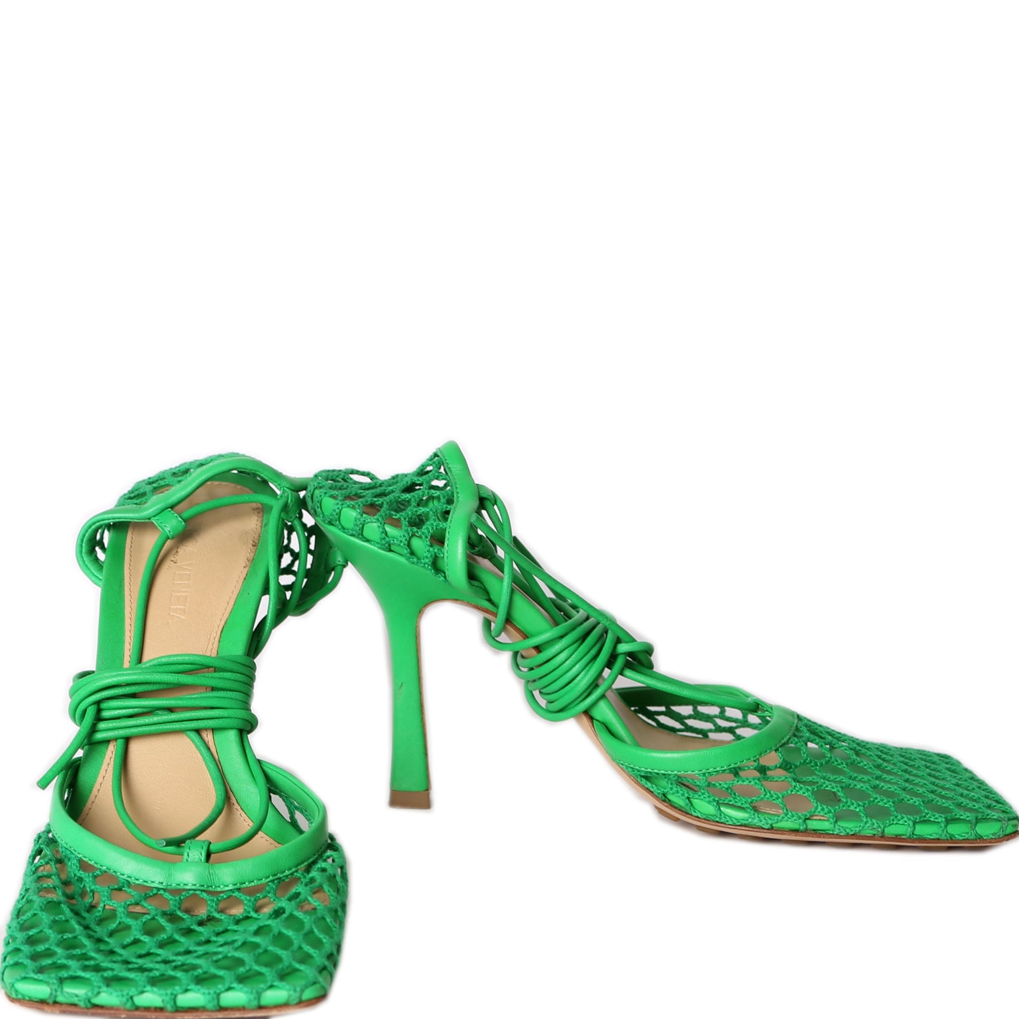 Stretch Lace Up Sandals Size 37