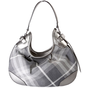 Shimmer Check Brooklyn Hobo Small Grey