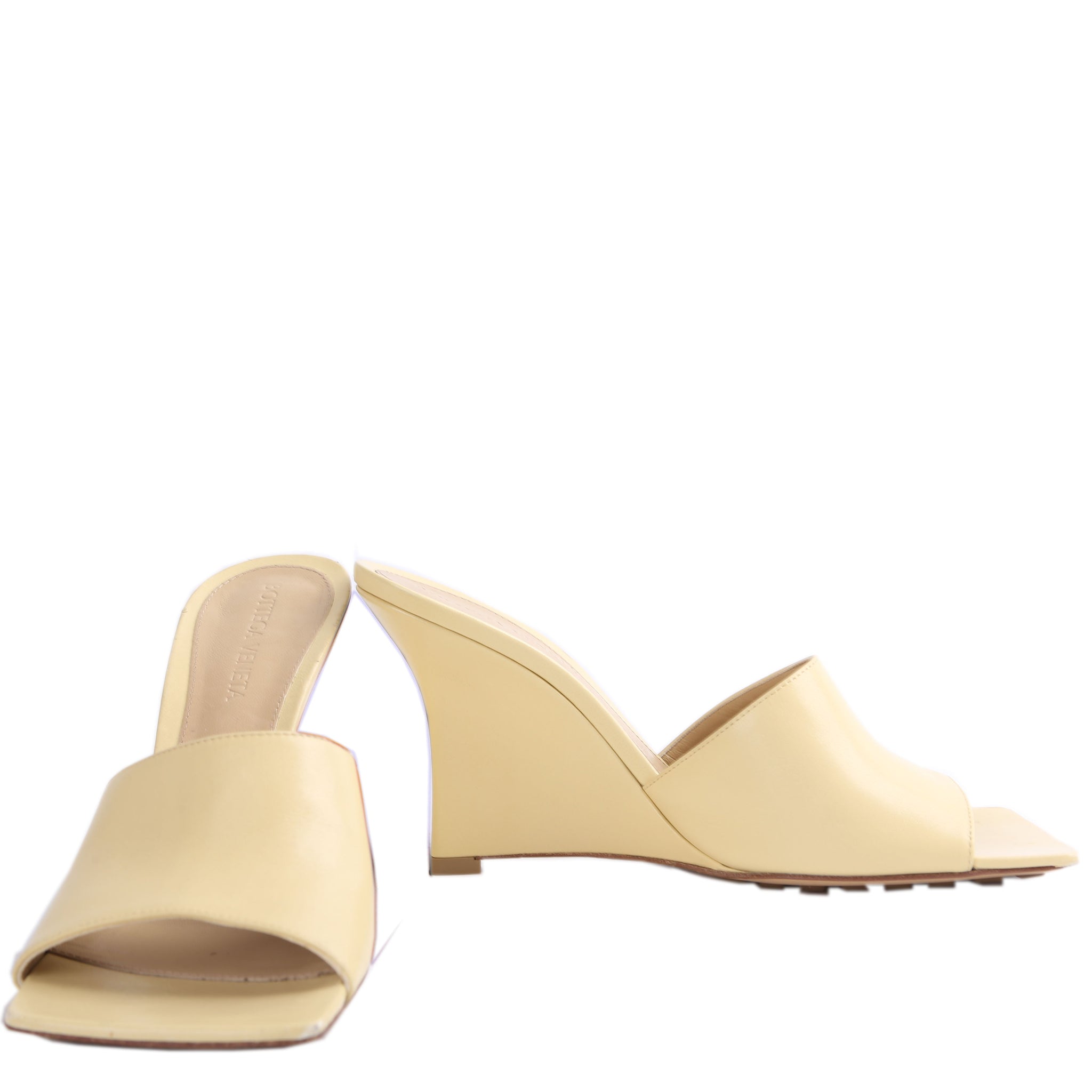 Stretch Leather Wedges Size 36.5