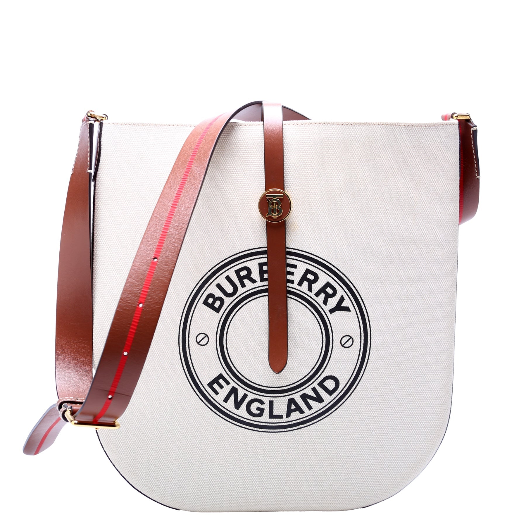 Anne Logo Canvas Shoulder Bag
