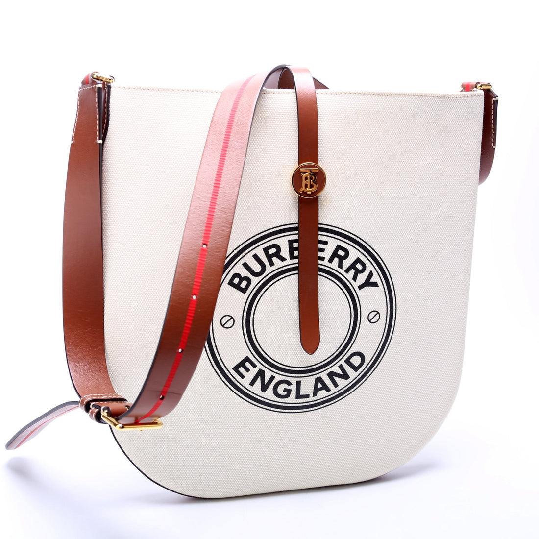 Anne Logo Canvas Shoulder Bag