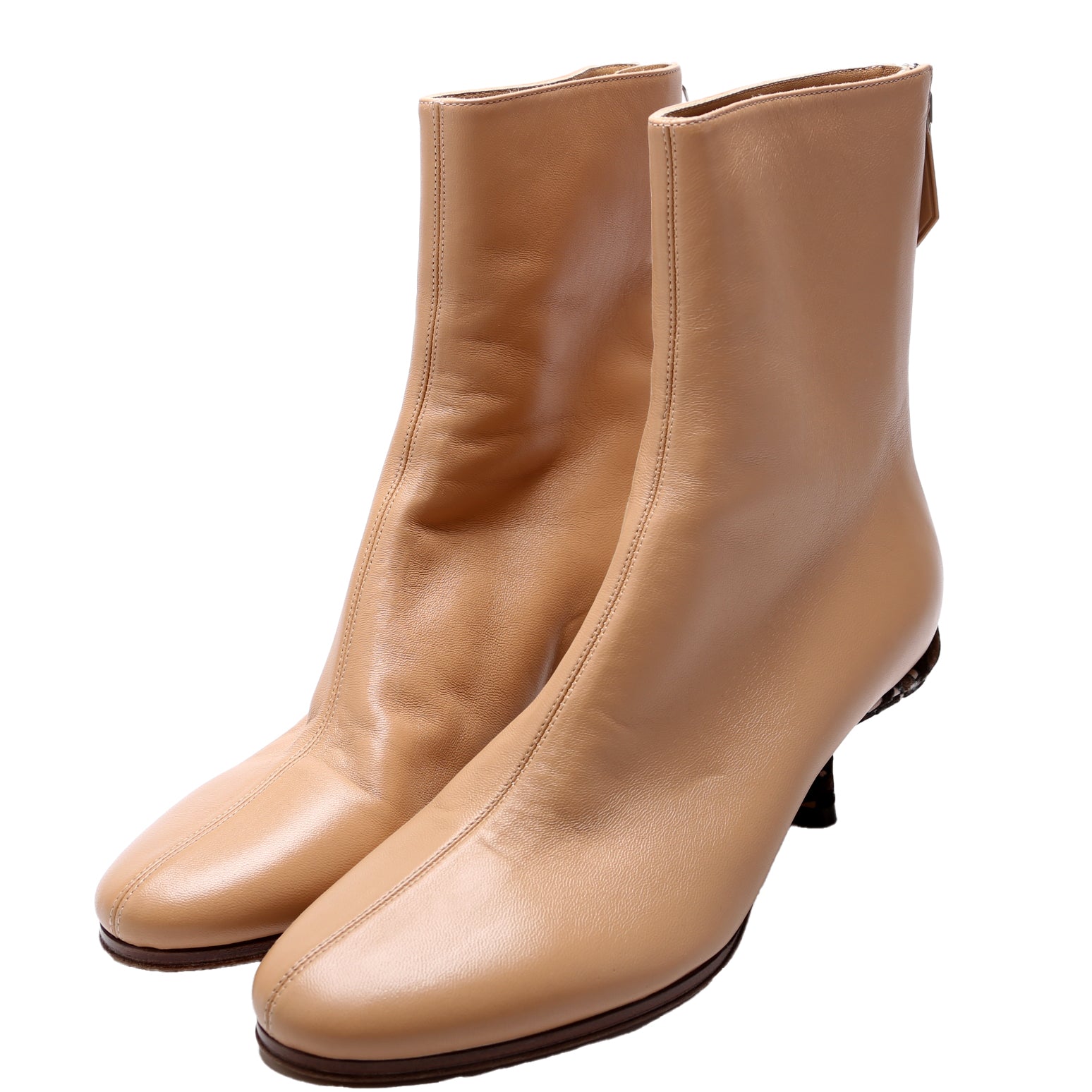 TB Ankle Boots Size 38.5 Tan