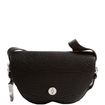 Chess Small Calfskin Satchel Black