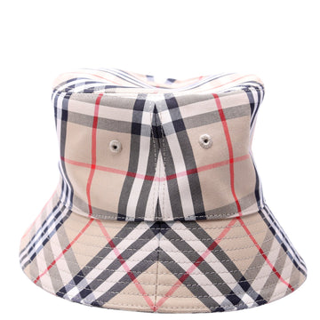 Vintage Check Bucket Hat Size Medium Tan