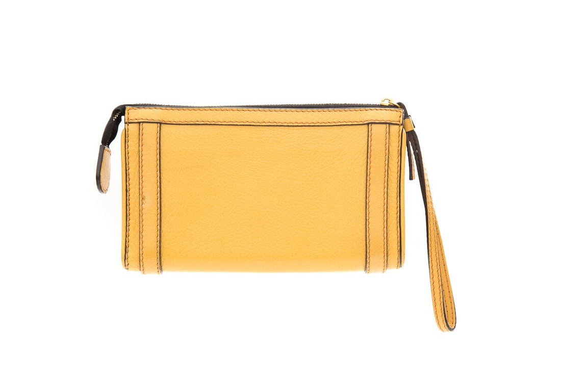 Dolce & Gabbana Yellow Wristlet