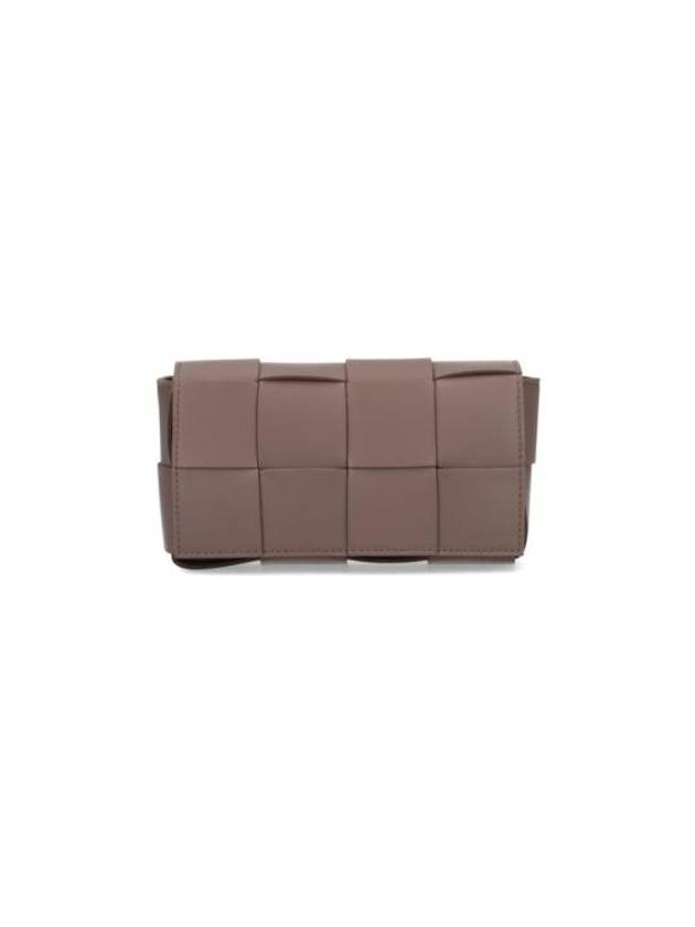 Bottega Veneta Intrecciato Small Cassette Belt Bag Brown