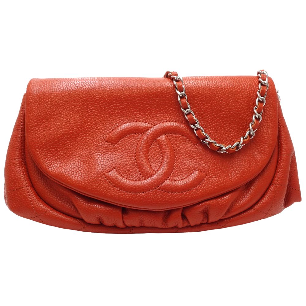 Chanel Caviar Half Moon Shoulder Bag