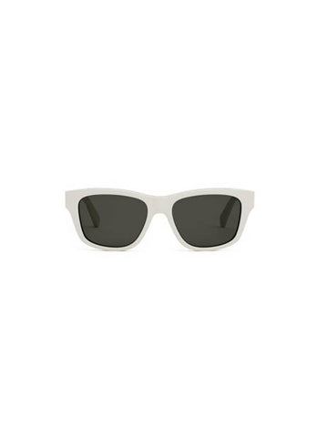 CELINE Eyewear Logo Sunglasses White