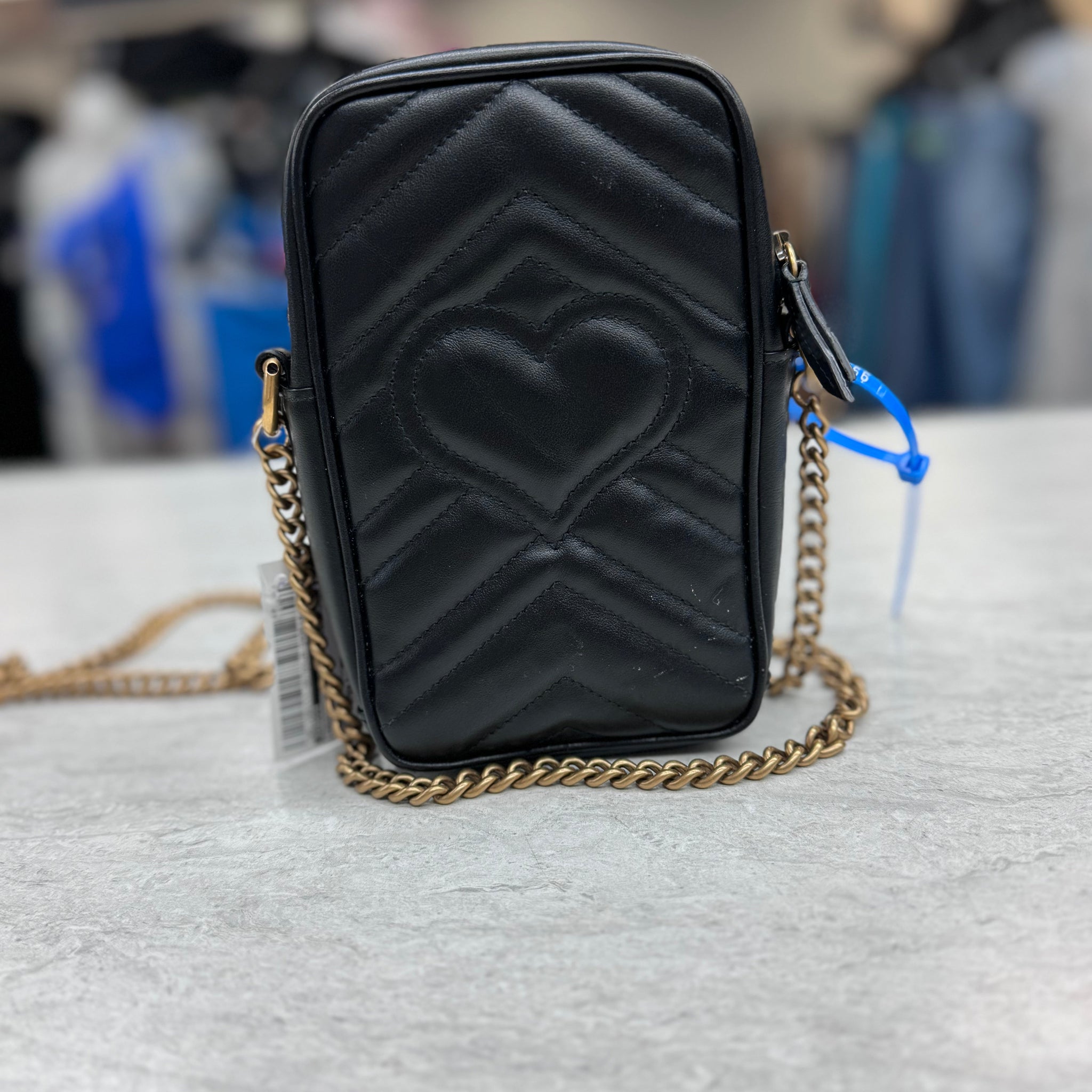 Crossbody Luxury Designer By Gucci  Size: Small