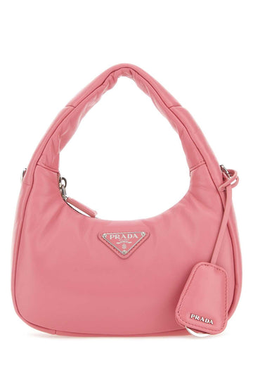 PRADA Mini Nappa Leather Soft Handbag