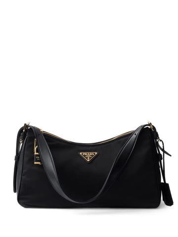 PRADA Large Nylon Aimee Shoulder Handbag