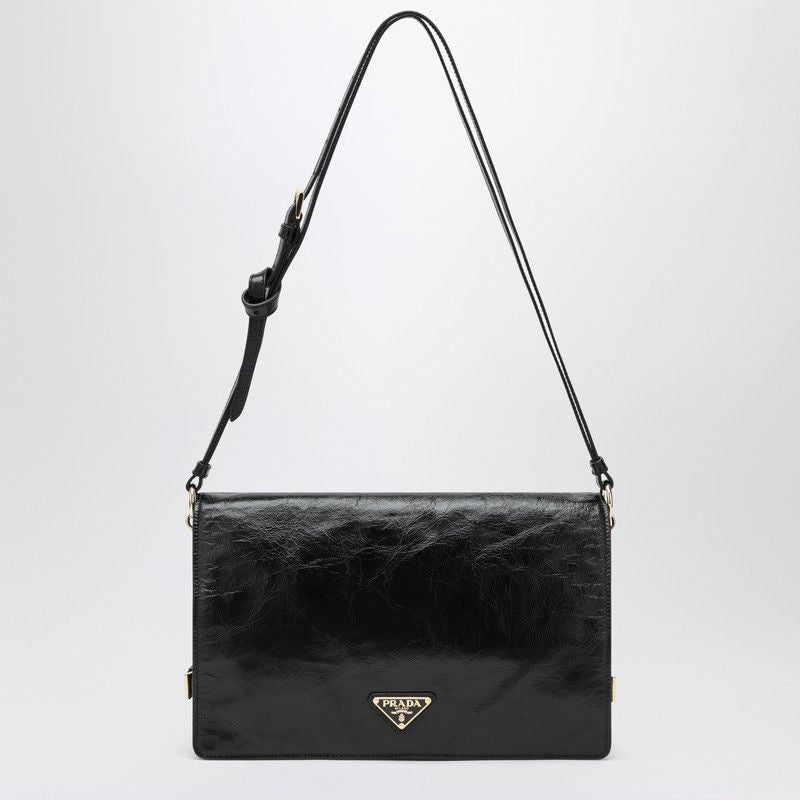 PRADA Medium Leather Shoulder Handbag