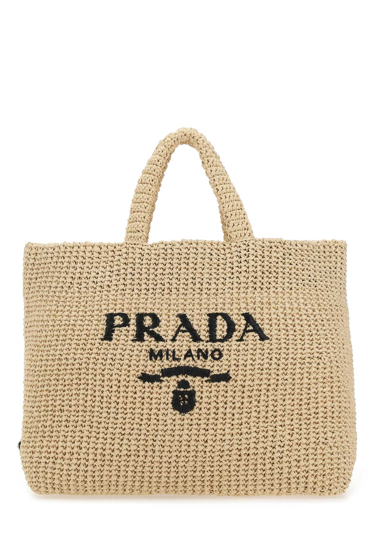 PRADA Crochet Tote Handbag 40x34x16 cm
