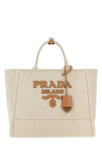 PRADA Canvas Shopping Handbag