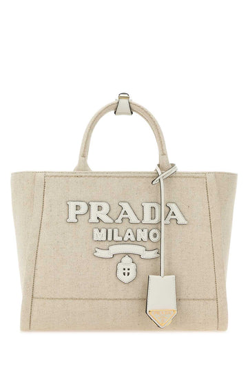 PRADA Canvas Shopping Handbag