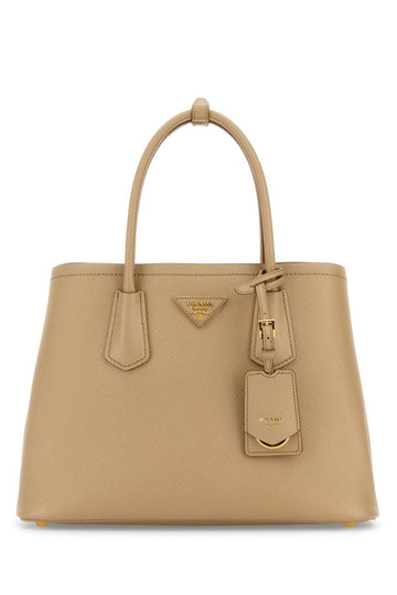 PRADA Mini Leather Double Handbag