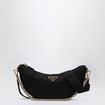 PRADA Demi-Lune Mini Shoulder Handbag