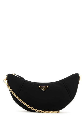 PRADA Demi-Lune Mini Shoulder Handbag