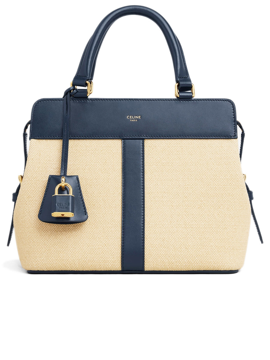 Small Cabas de France in Textile and Calfskin