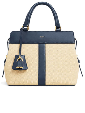 Small Cabas de France in Textile and Calfskin