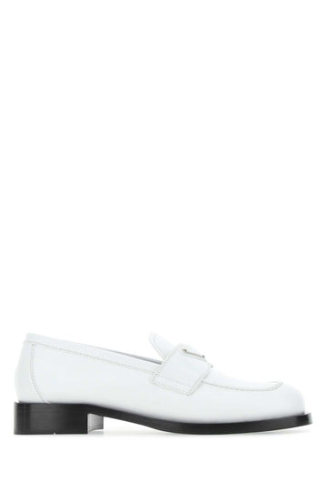 PRADA Leather Loafers for Women - FW25 Collection