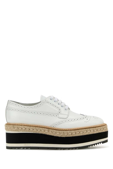 PRADA Women's Leather Lace-Up Sneakers