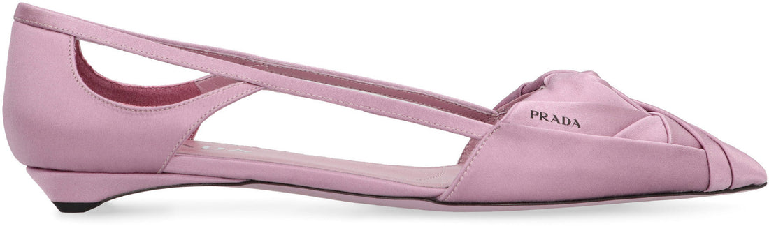 PRADA Satin Mini Ballerinas for Women