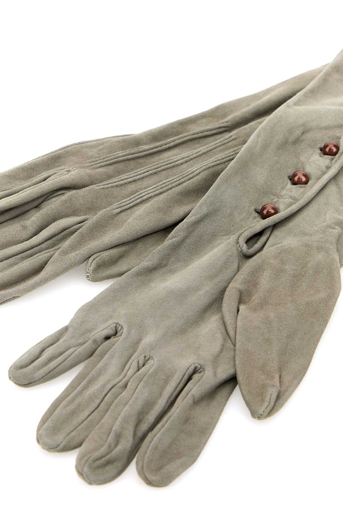 PRADA Suede Long Gloves for Women