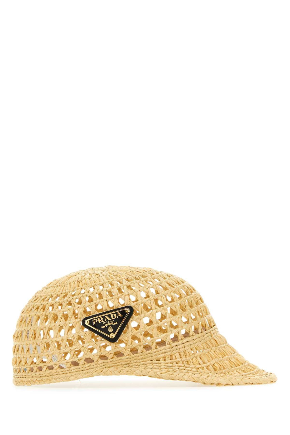 PRADA Raffia Hat for Women - SS25 Collection