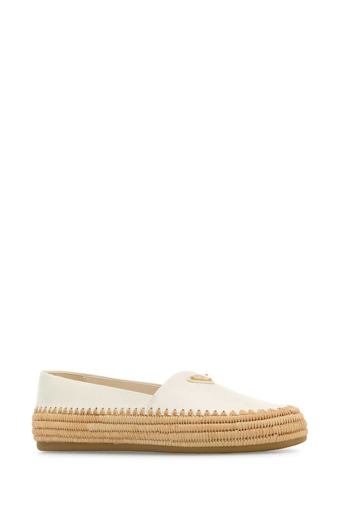 PRADA Leather Espadrilles for Women - SS25 Season
