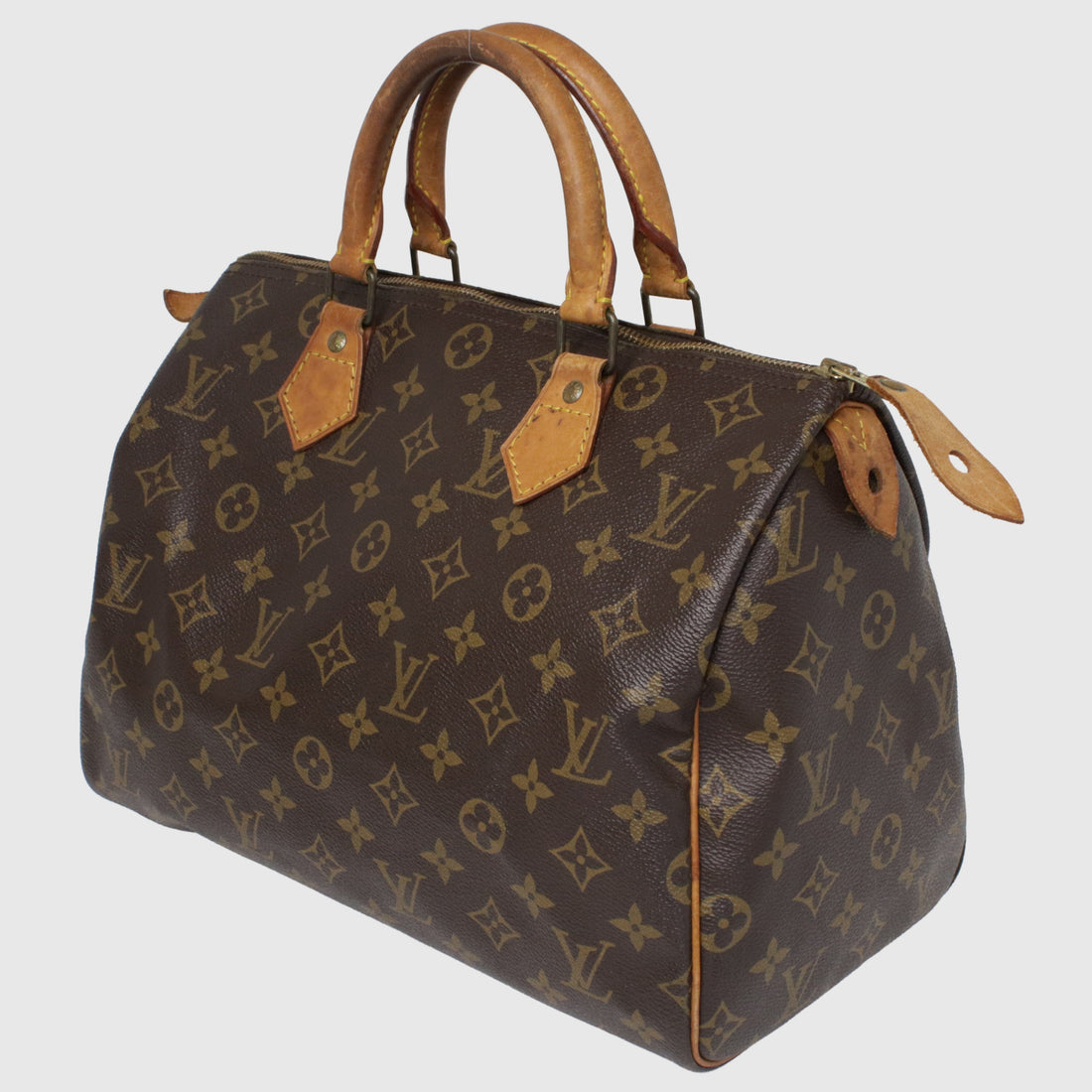 Brown Monogram Speedy 30 Top Handle Bag