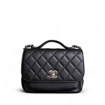 Chanel Business Affinity Medium - Caviar Quilted Grained Clafskin Black Gold Hardware