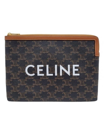 CELINE Celine 10D672BZQ 04LU Triope Small Pouch