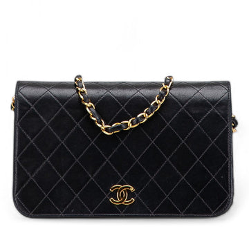 Chanel Coco Mark Full Flap Lambskin Shoulder Bag
