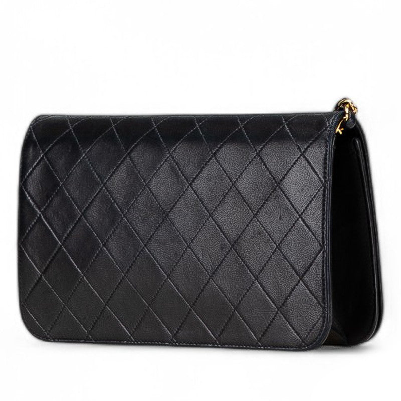 Chanel Coco Mark Full Flap Lambskin Shoulder Bag